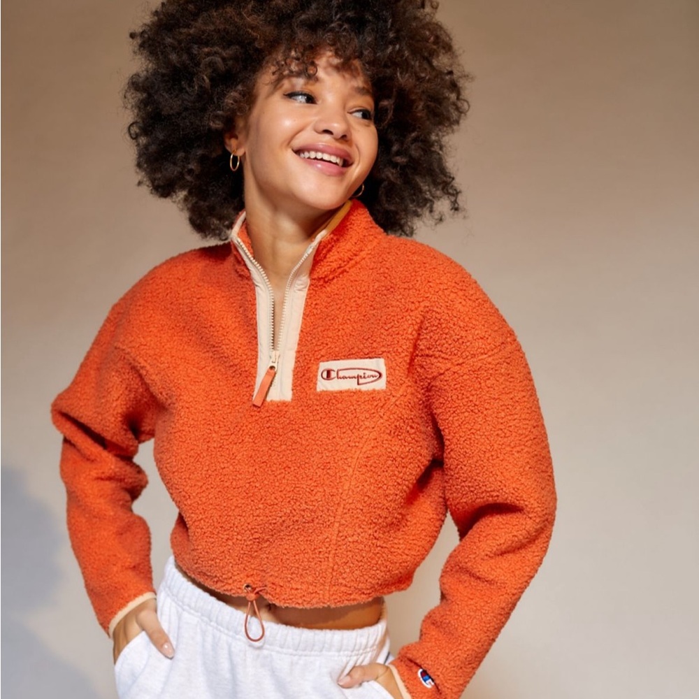 Champion urban outfitters Cropped pullover sweatshirt